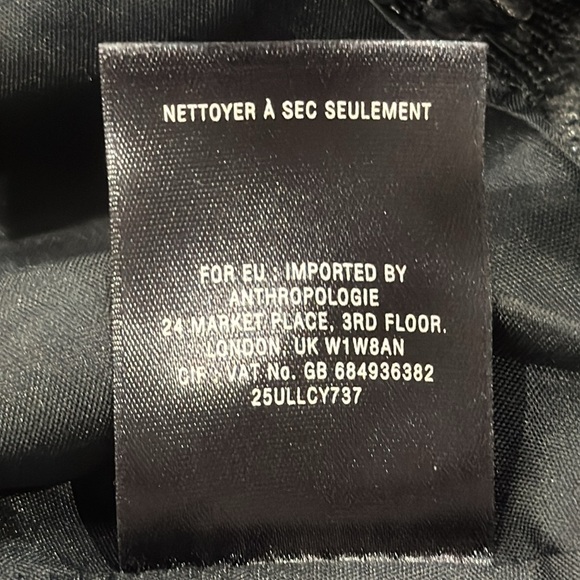 Anthropologie Women’s Dress Leifsdottir Ligonberry Size 2 Lace Overlay V Neck - Picture 13 of 13